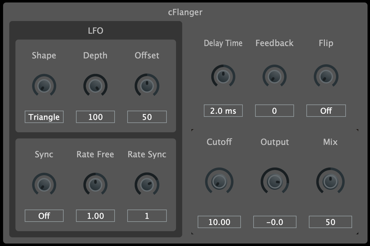 cFlanger plugin